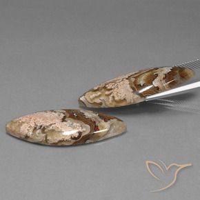 39.06 ct natürliche Mehrfarbig Jaspis-Edelsteine, Marquise, Lichtundurchlässig