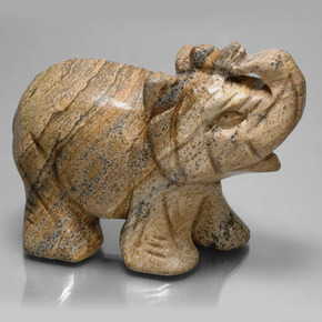 9,17 ctw natürlicher Mehrfarbig Jaspis, Ausgefallene Form, Lichtundurchlässig