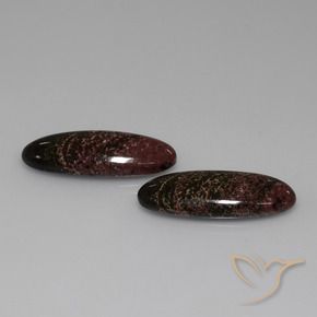 22.83 ct natürliche Mehrfarbig Jaspis-Edelsteine, Oval, Lichtundurchlässig