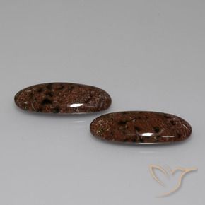 23.31 ct natürliche Mehrfarbig Jaspis-Edelsteine, Oval, Lichtundurchlässig