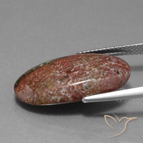 9,17 ctw natürlicher Mehrfarbig Jaspis, Oval, Lichtundurchlässig