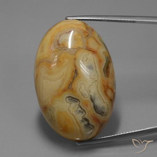 58.72ct Natürlicher Mehrfarbig Jaspis, Oval, Lichtundurchlässig