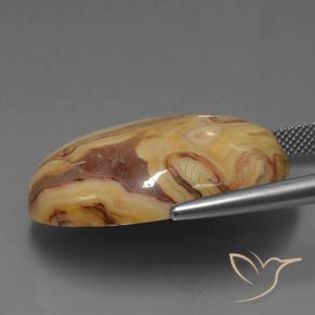 9,17 ctw natürlicher Mehrfarbig Jaspis, Oval, Lichtundurchlässig