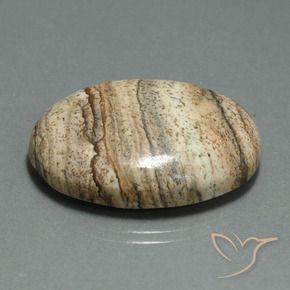 9,17 ctw natürlicher Mehrfarbig Jaspis, Oval, Lichtundurchlässig