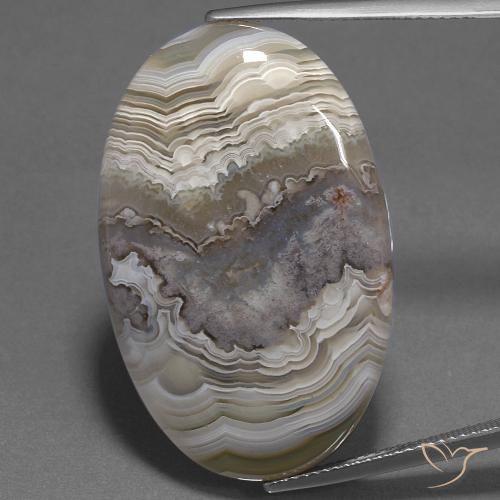 29.99ct Natürlicher Mehrfarbig Jaspis, Oval, Lichtundurchlässig