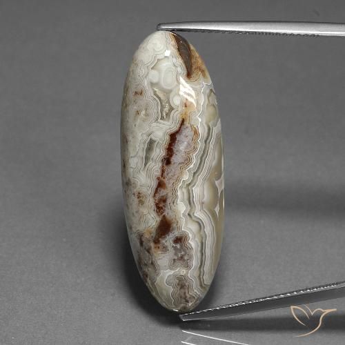 23.27ct Natürlicher Mehrfarbig Jaspis, Oval, Lichtundurchlässig