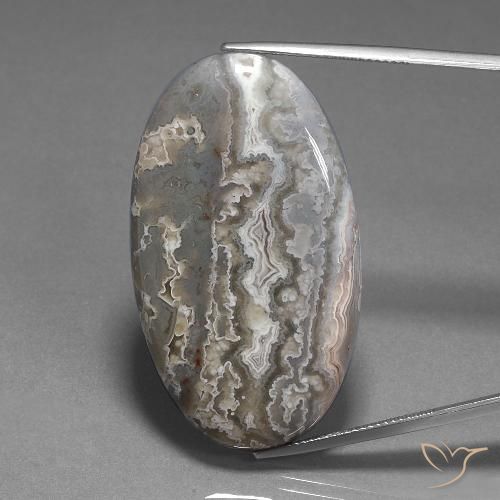 53.45ct Natürlicher Mehrfarbig Jaspis, Oval, Lichtundurchlässig