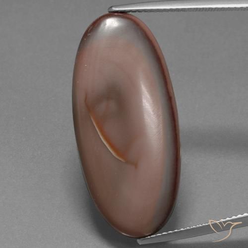 19.40ct Natürlicher Mehrfarbig Jaspis, Oval, Lichtundurchlässig