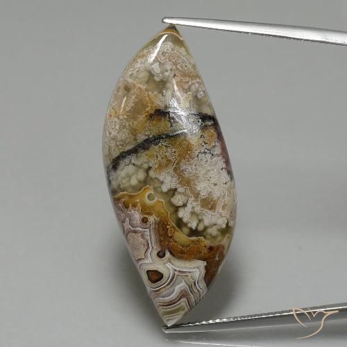 22.13ct Natürlicher Mehrfarbig Jaspis, Fantasie, Lichtundurchlässig