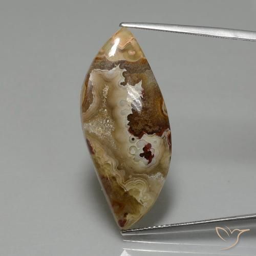 17.84ct Natürlicher Mehrfarbig Jaspis, Fantasie, Lichtundurchlässig