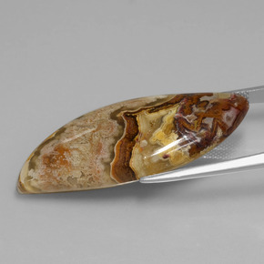 9,17 ctw natürlicher Mehrfarbig Jaspis, Ausgefallene Form, Lichtundurchlässig