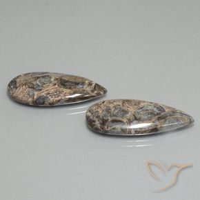 21.31 ct natürliche Mehrfarbig Jaspis-Edelsteine, Birnenform, Lichtundurchlässig
