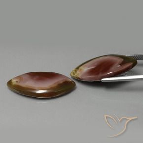 28.64 ct natürliche Mehrfarbig Jaspis-Edelsteine, Marquise, Lichtundurchlässig