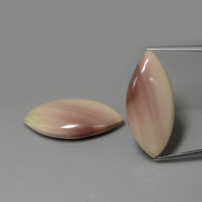 26,79 ct natürliche mehrfarbiger Jaspis-Edelsteine, Marquise, Lichtundurchlässig
