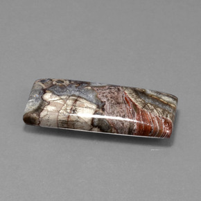 9,17 ctw natürlicher Mehrfarbig Jaspis, Baguette, Lichtundurchlässig