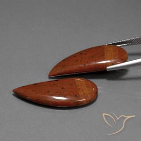 25.89 ct natürliche Mehrfarbig Jaspis-Edelsteine, Ausgefallene Form, Lichtundurchlässig