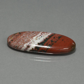 9,17 ctw natürlicher Mehrfarbig Jaspis, Oval Schliff, Lichtundurchlässig