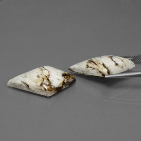  ct natürliche Mehrfarbig Jaspis-Edelsteine, Ausgefallene Form, Lichtundurchlässig