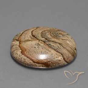 9,17 ctw natürlicher Mehrfarbig Jaspis, Oval, Lichtundurchlässig