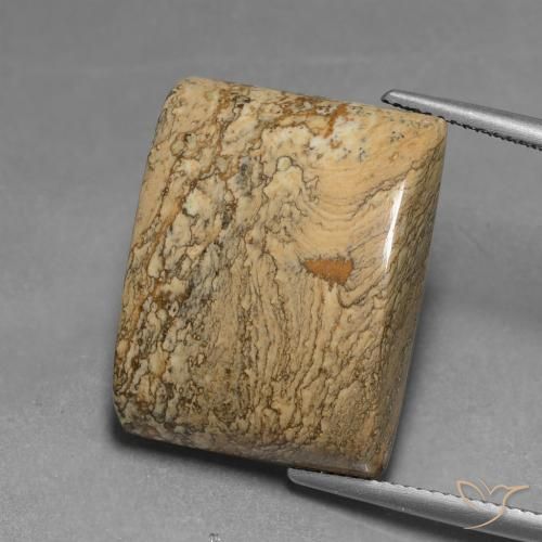 28.04ct Natürlicher Mehrfarbig Jaspis, Baguette, Lichtundurchlässig