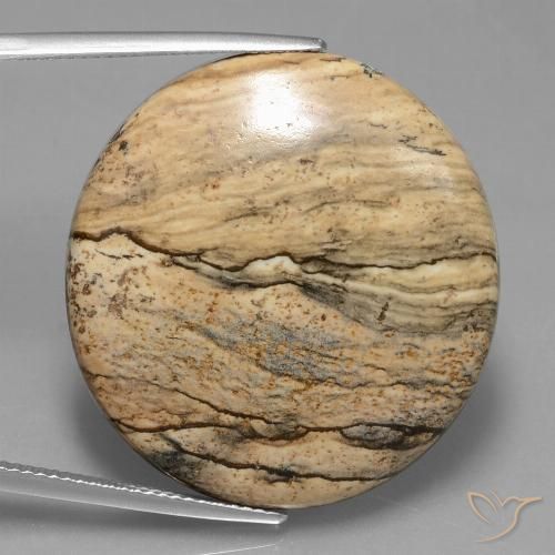 33.71ct Natürlicher Mehrfarbig Jaspis, Oval, Lichtundurchlässig