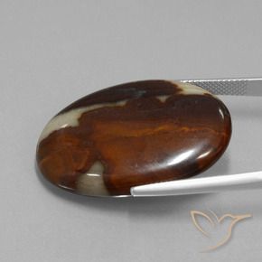 9,17 ctw natürlicher Mehrfarbig Jaspis, Oval, Lichtundurchlässig