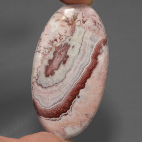 9,17 ctw natürlicher Mehrfarbig Jaspis, Oval Schliff, Lichtundurchlässig