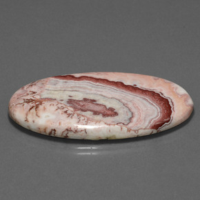 9,17 ctw natürlicher Mehrfarbig Jaspis, Oval Schliff, Lichtundurchlässig