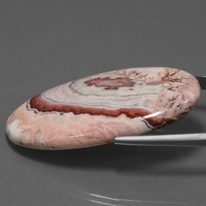 9,17 ctw natürlicher Mehrfarbig Jaspis, Oval Schliff, Lichtundurchlässig