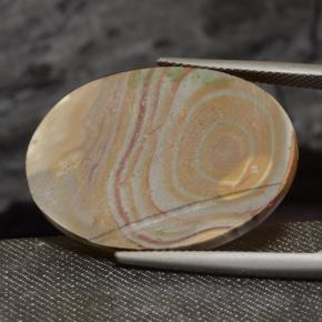 9,17 ctw natürlicher Mehrfarbig Jaspis, Oval Schliff, Lichtundurchlässig