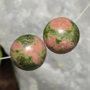 27,78 ct natürliche mehrfarbiger Jaspis-Edelsteine, Sphäre / Kugel, Lichtundurchlässig