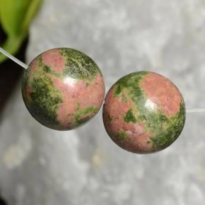 27,78 ct natürliche mehrfarbiger Jaspis-Edelsteine, Sphäre / Kugel, Lichtundurchlässig