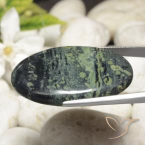 9,17 ctw natürlicher Mehrfarbig Jaspis, Oval, Lichtundurchlässig