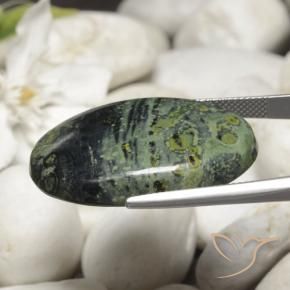 9,17 ctw natürlicher Mehrfarbig Jaspis, Oval, Lichtundurchlässig