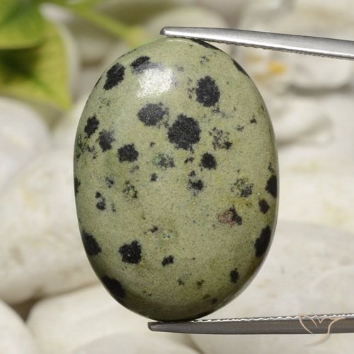 28.20ct Natürlicher Mehrfarbig Jaspis, Oval, Lichtundurchlässig
