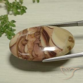 9,17 ctw natürlicher Mehrfarbig Jaspis, Oval, Lichtundurchlässig