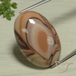 9,17 ctw natürlicher Mehrfarbig Jaspis, Oval, Lichtundurchlässig
