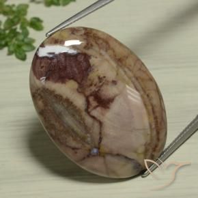 9,17 ctw natürlicher Mehrfarbig Jaspis, Oval, Lichtundurchlässig