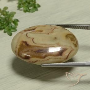 9,17 ctw natürlicher Mehrfarbig Jaspis, Oval, Lichtundurchlässig