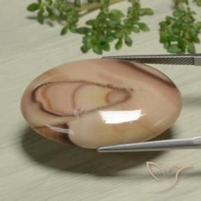 9,17 ctw natürlicher Mehrfarbig Jaspis, Oval, Lichtundurchlässig