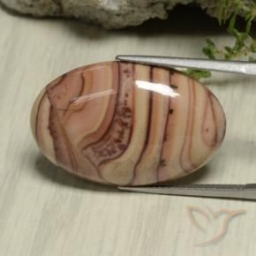 9,17 ctw natürlicher Mehrfarbig Jaspis, Oval, Lichtundurchlässig