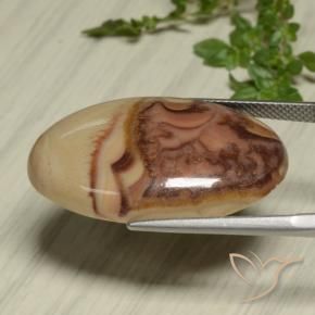 9,17 ctw natürlicher Mehrfarbig Jaspis, Oval, Lichtundurchlässig