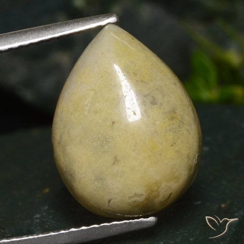 8.67ct Natürlicher Mehrfarbig Jaspis, Birnenform, Lichtundurchlässig