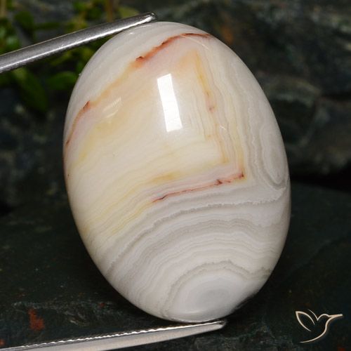 43.88ct Natürlicher Mehrfarbig Jaspis, Oval, Lichtundurchlässig