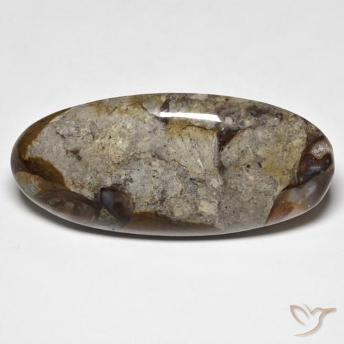 47.35ct Natürlicher Mehrfarbig Jaspis, Oval, Lichtundurchlässig