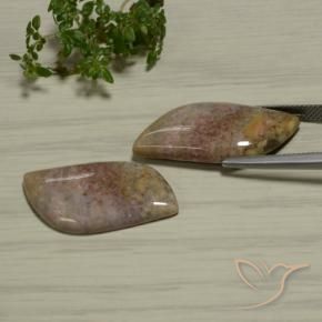 28.77 ct natürliche Mehrfarbig Jaspis-Edelsteine, Fantasie, Lichtundurchlässig