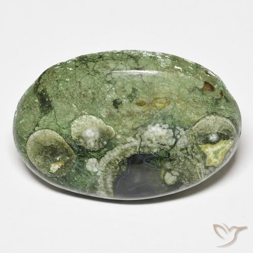19.43ct Natürlicher Mehrfarbig Jaspis, Oval, Lichtundurchlässig