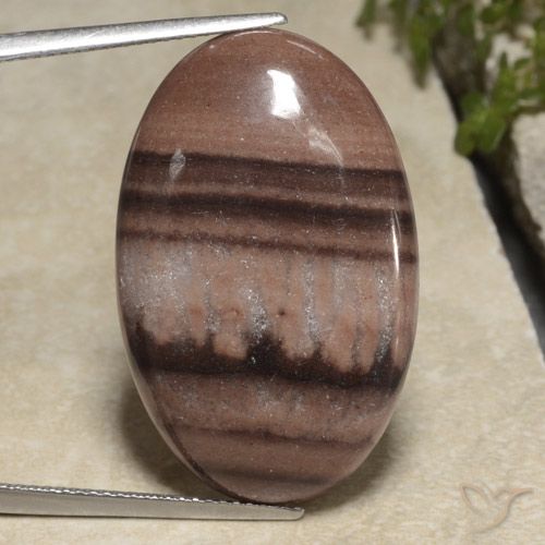 24.78ct Natürlicher Mehrfarbig Jaspis, Oval, Lichtundurchlässig