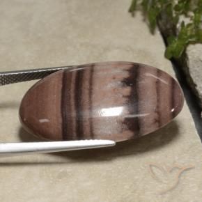 9,17 ctw natürlicher Mehrfarbig Jaspis, Oval, Lichtundurchlässig