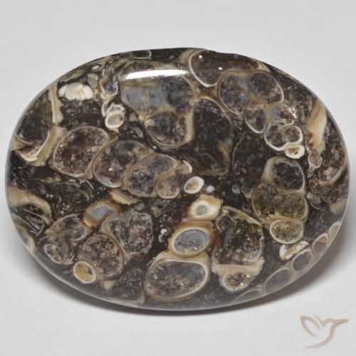 52.92ct Natürlicher Mehrfarbig Jaspis, Oval, Lichtundurchlässig